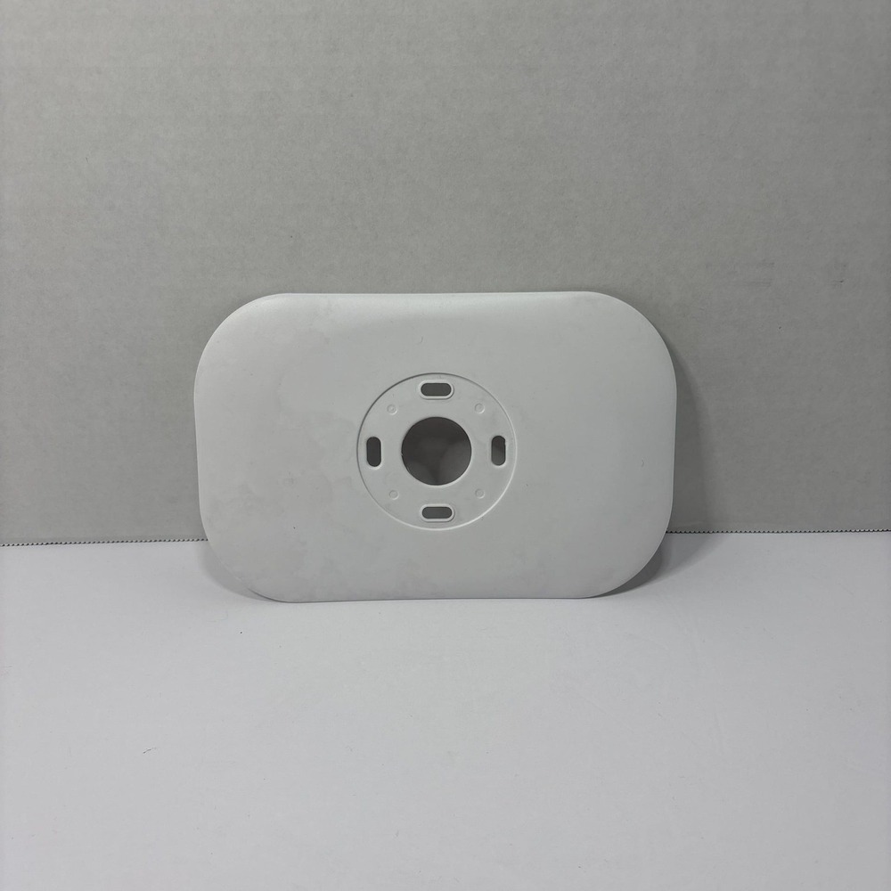 Google Nest Thermostat Wall Trim Plate White Rectangular Mounting Cover